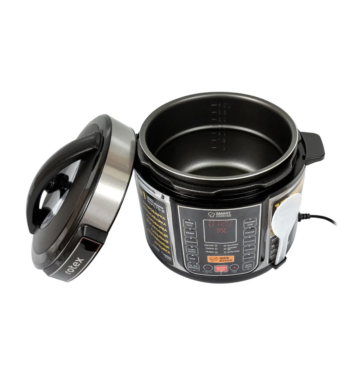 Мультиварка-скороварка Rotex REPC75-B 6