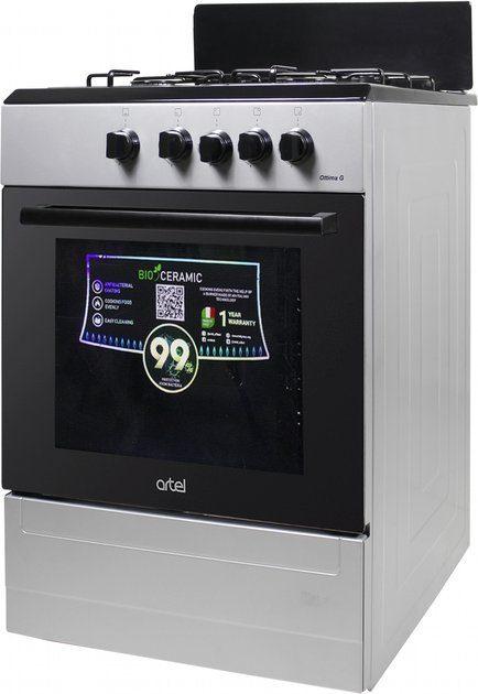 Плита газова ARTEL OTTIMA-G GREY (ГазКонтроль) 2