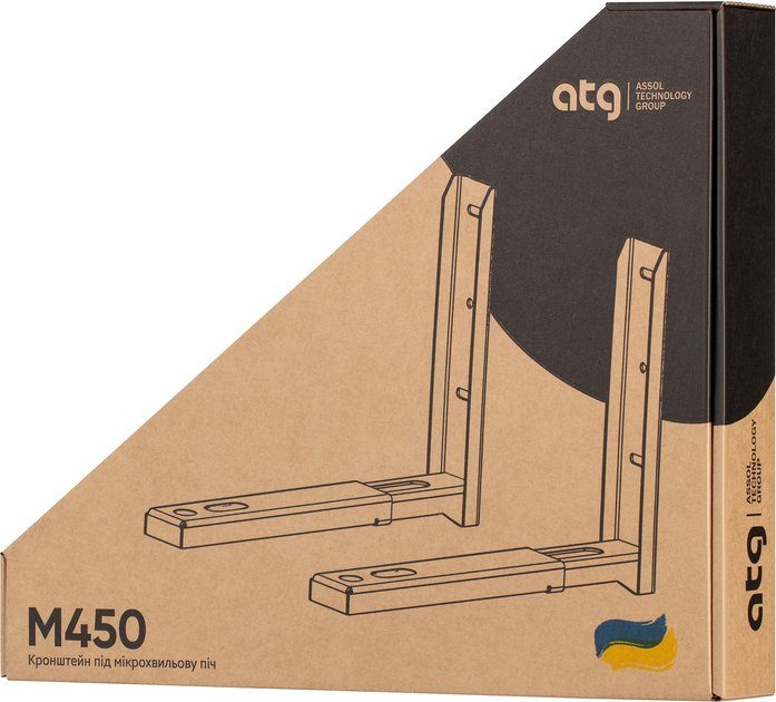 Кронштейн ATG M450W білий для НВЧ 6