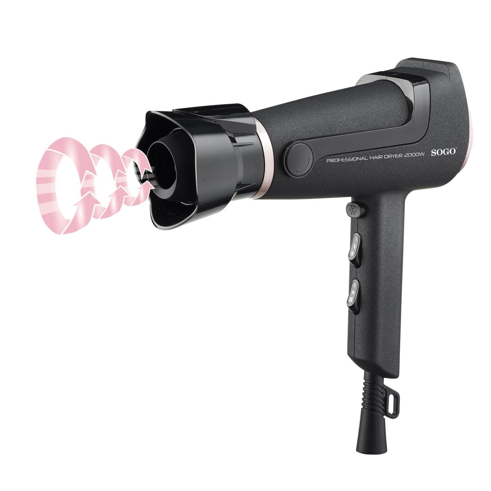 Фен SOGO SS-3670 (професійний двигун) 2