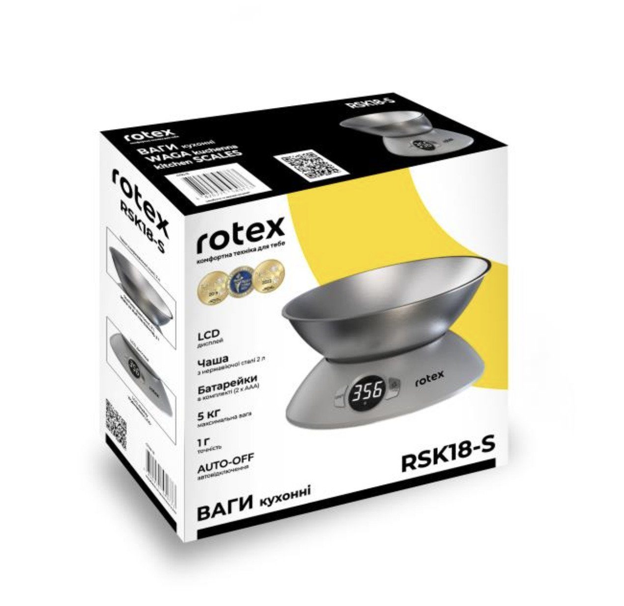 Ваги кухонні Rotex RSK18-S 6