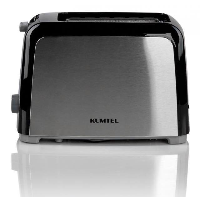 Тостер KUMTEL HTS-02 Black&Stainles Steel 2