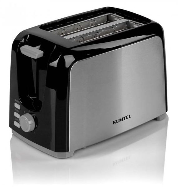 Тостер KUMTEL HTS-02 Black&Stainles Steel
