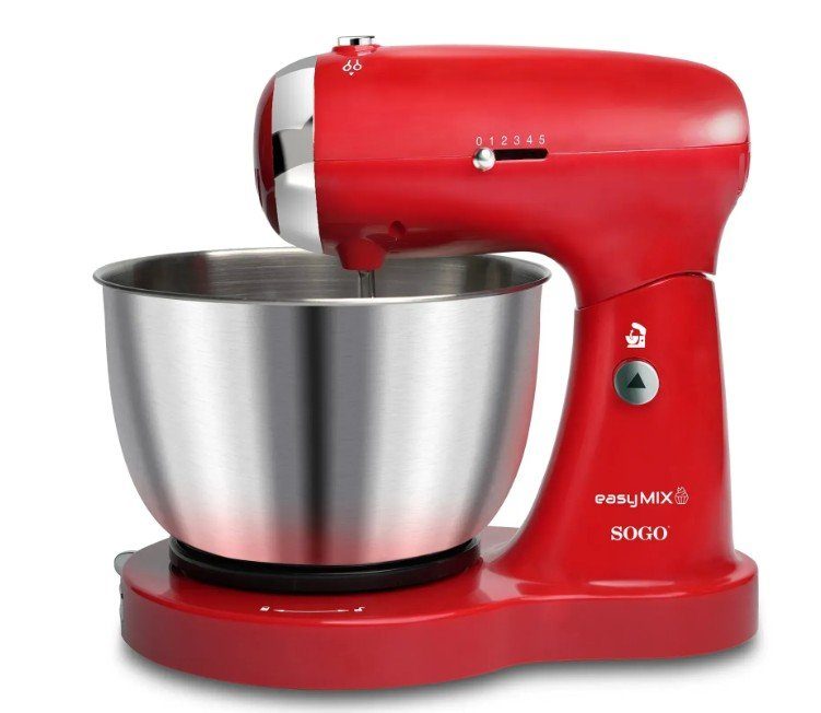 Міксер SOGO RETRO SS-14506-R тістоміс (планетарний) 2