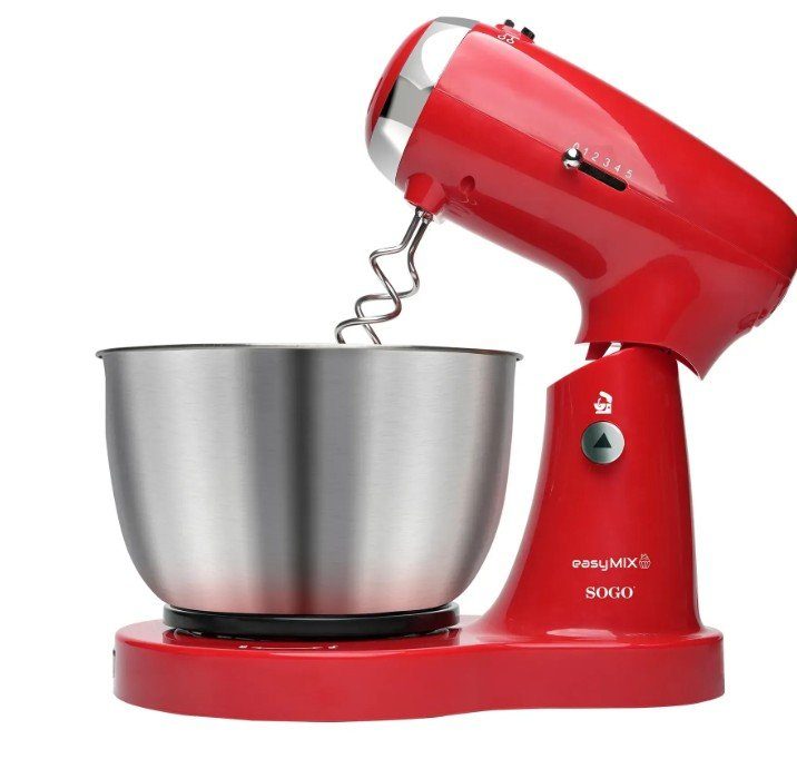 Міксер SOGO RETRO SS-14506-R тістоміс (планетарний) 4