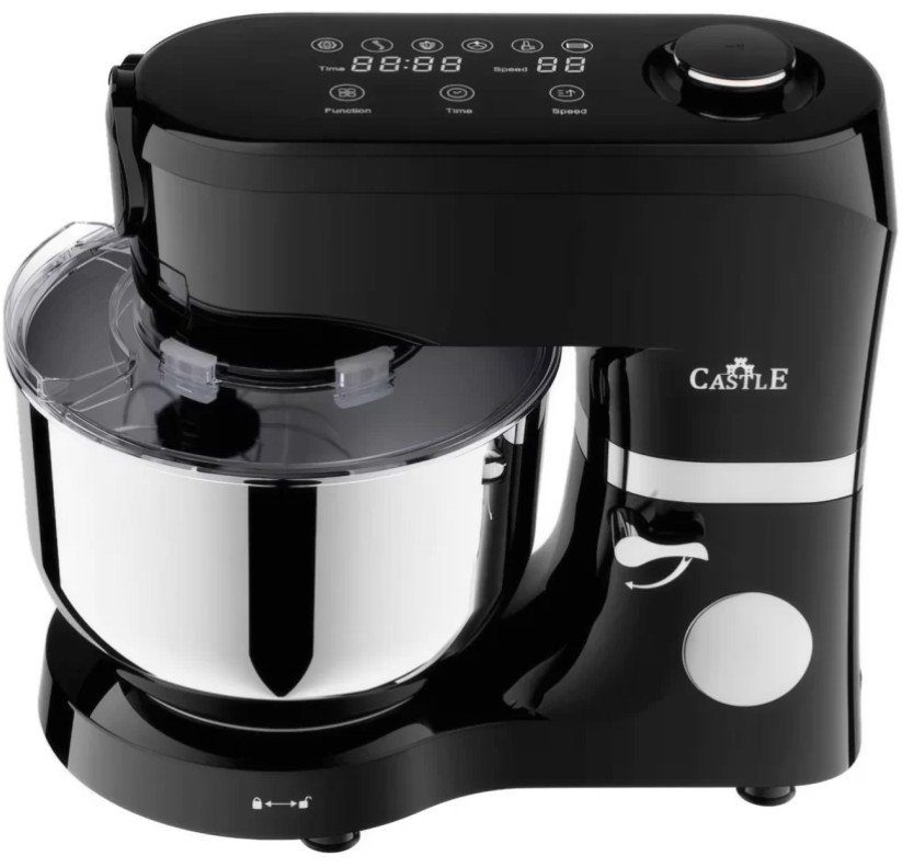 Міксер CASTLE CM-05B тістоміс планетарний (2600Вт, чорний) 2