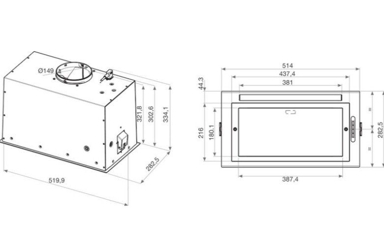 Витяжка Whirpool WCT3 63F LTK (повновбудована) 5