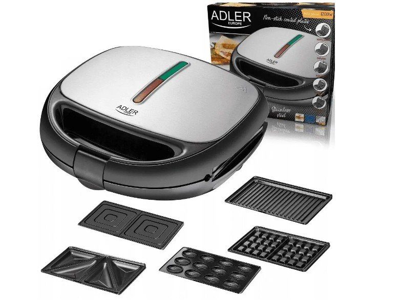 Бутербродниця Adler AD-3040 (5 в 1) 6