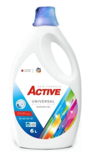 Прал.гель ACTIVE Universal 6л (120 пр)