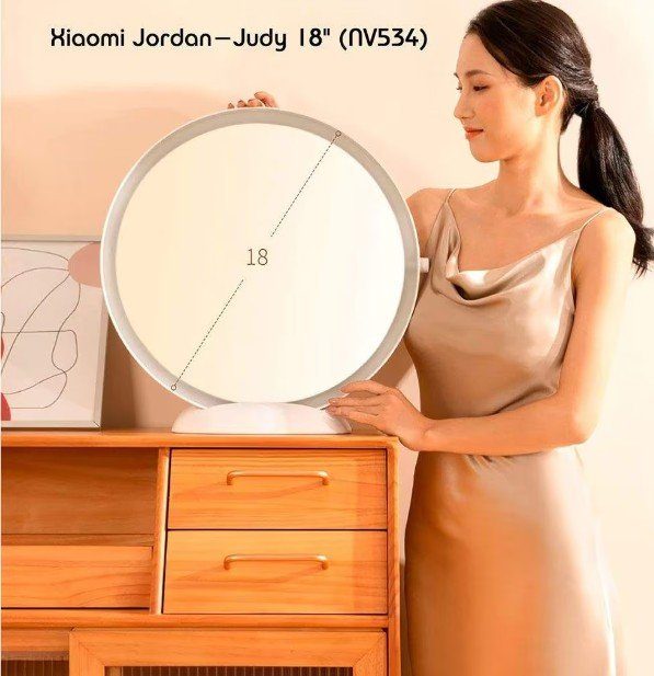 Дзеркало косметичне Xiaomi Jordan&Judy large 18-inch LED  Makeup Mirror (NV534) 2