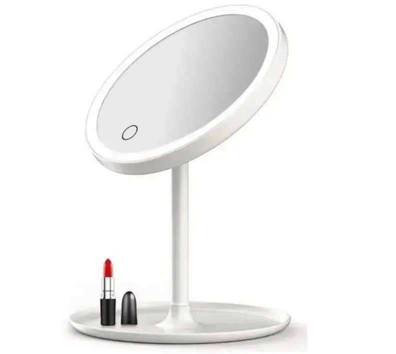 Дзеркало косметичне Xiaomi DOCO LED Beauty Sunlight Small Mirror Standard Edition Simple White 2