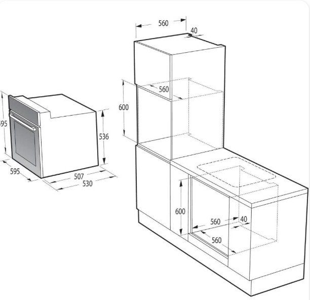 Духова шафа Gorenje BO6635E01B 7