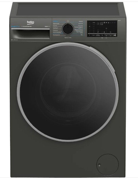 Пральна машина Beko BM3WFU48415MGB2 (графіт,8 кг,1400 об, інвертор, пар,)