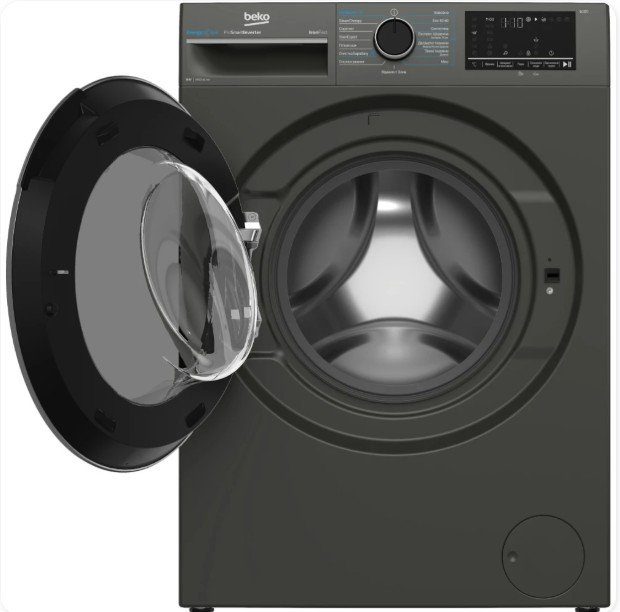 Пральна машина Beko BM3WFU48415MGB2 (графіт,8 кг,1400 об, інвертор, пар,) 3
