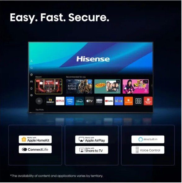 Телевізор HISENSE 43E7S Smart TV 3