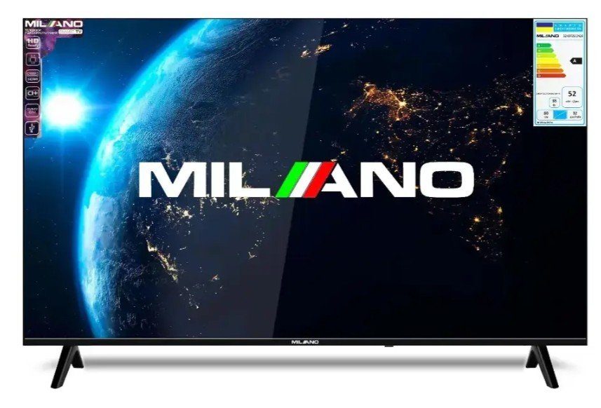 Телевізор MILANO "43FHDT2S14N25" FHD SMART TV 2