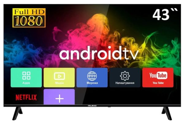 Телевізор MILANO "43FHDT2S14N25" FHD SMART TV