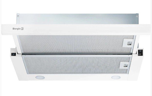Витяжка BORGIO TLF (TR) 60 white glass (телескопічна) 2