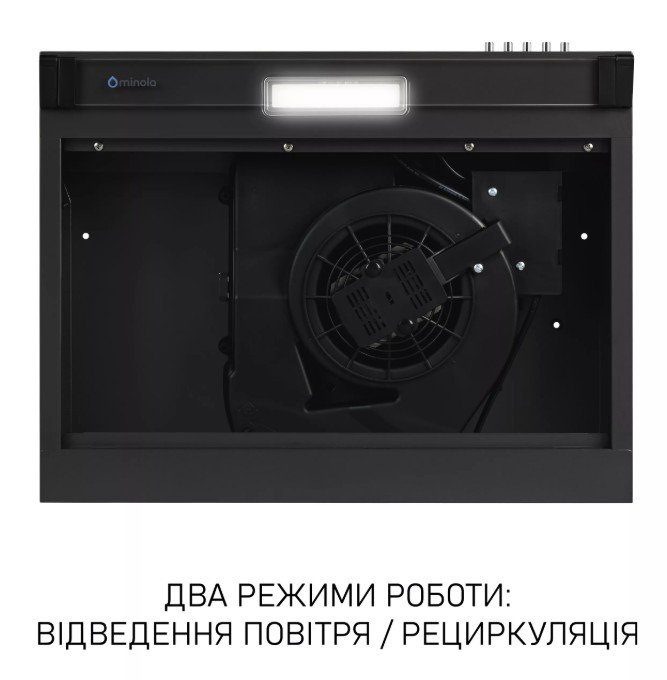 Витяжка Minola HPL 622 BL (плоска) 6