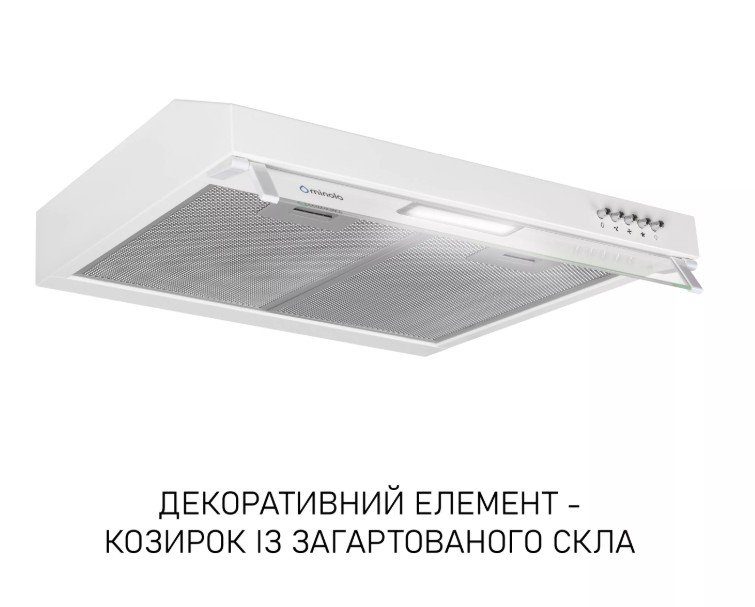 Витяжка Minola HPL 622 WH (плоска) 3