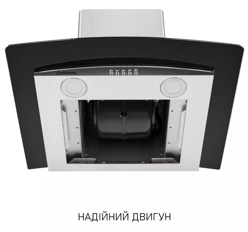 Витяжка Minola MTG 6242 I 700 LED (купольна з склом) 7