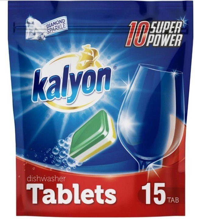 Таблетки для посуд. машин KALYON (15 шт)