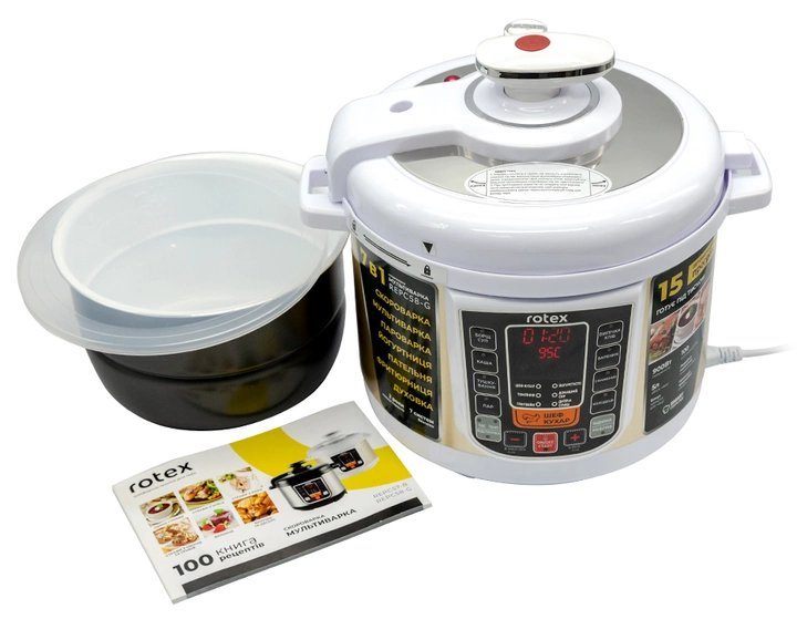Мультиварка-скороварка Rotex REPC58-G 2