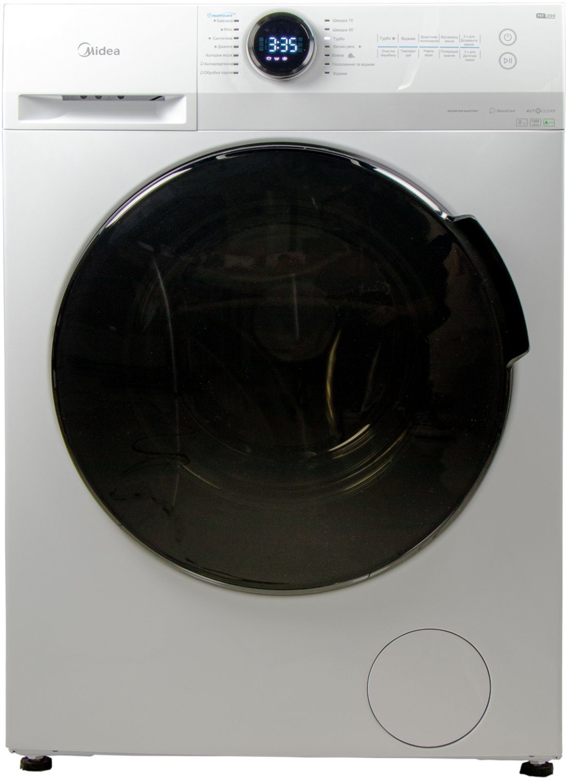 Пральна машина MIDEA MF200W80WB/ W-UA