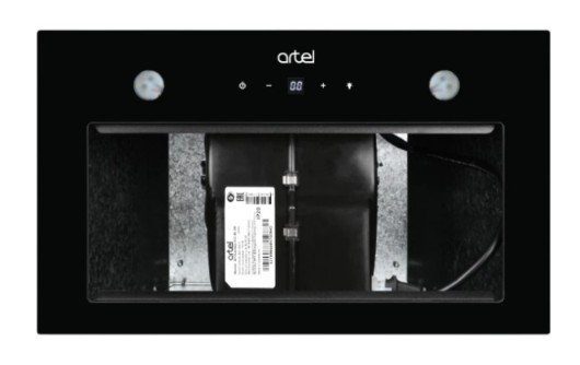 Витяжка Artel ART Canopy 450 BLACK (повновбудована) 6
