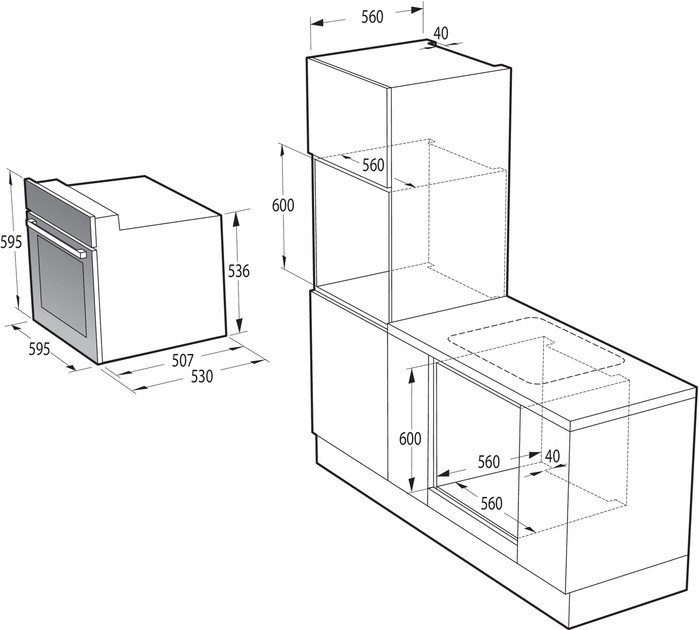 Духова шафа Gorenje BO635E1B 7