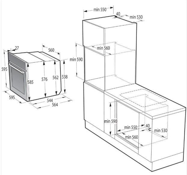 Духова шафа Gorenje BPS6737E04DBG 8