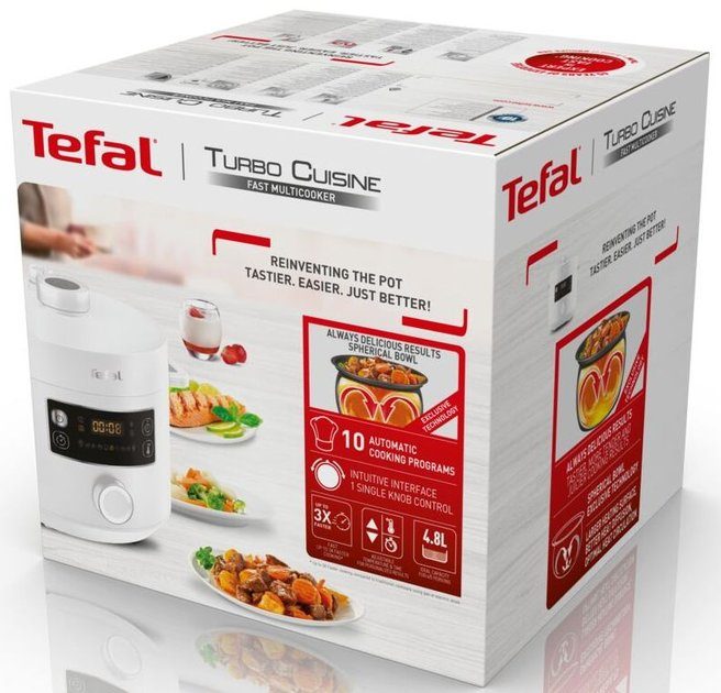 Мультиварка-скороварка TEFAL CY754130 7