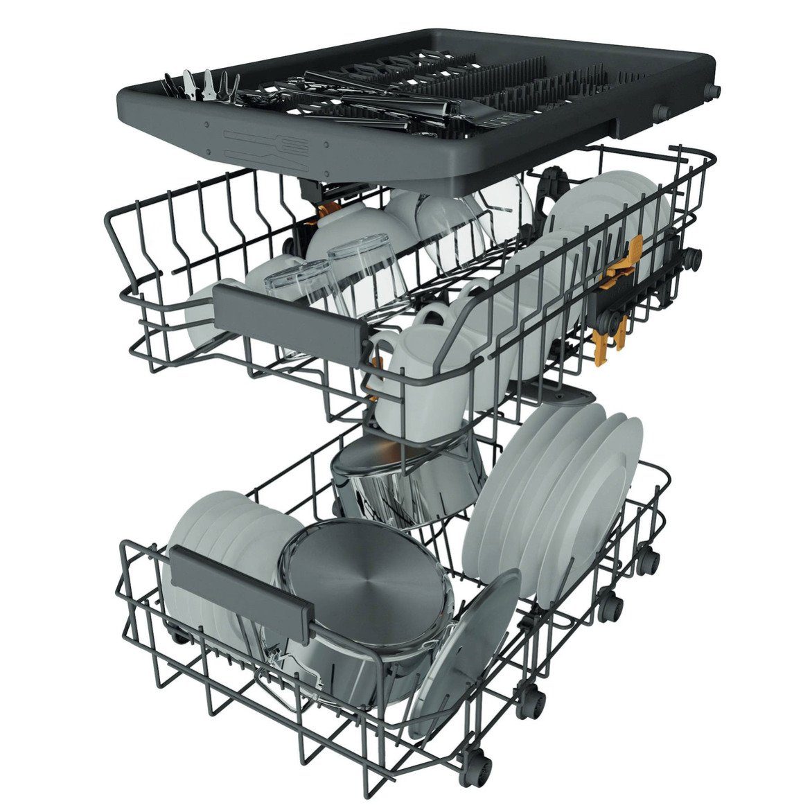 Посудомийна машина Whirlpool WH4ID10CS60 (вбудована, 45см) 8