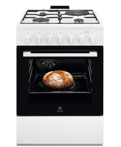 Плита комбінована Electrolux LKM624022W (60 см,3+1)