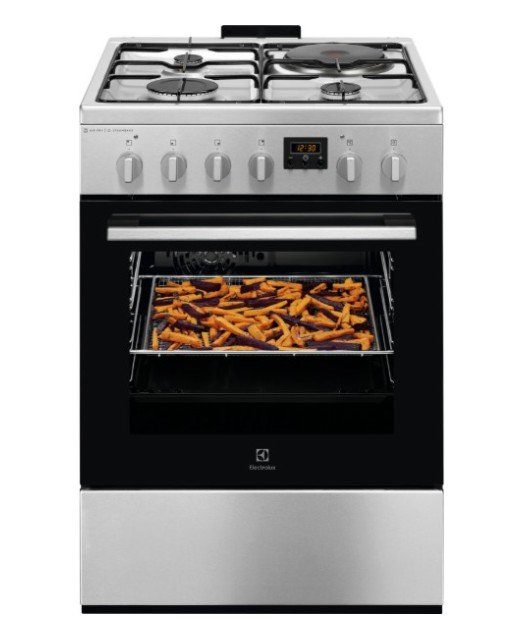Плита комбінована Electrolux LKM660222X (60 см,3+1)