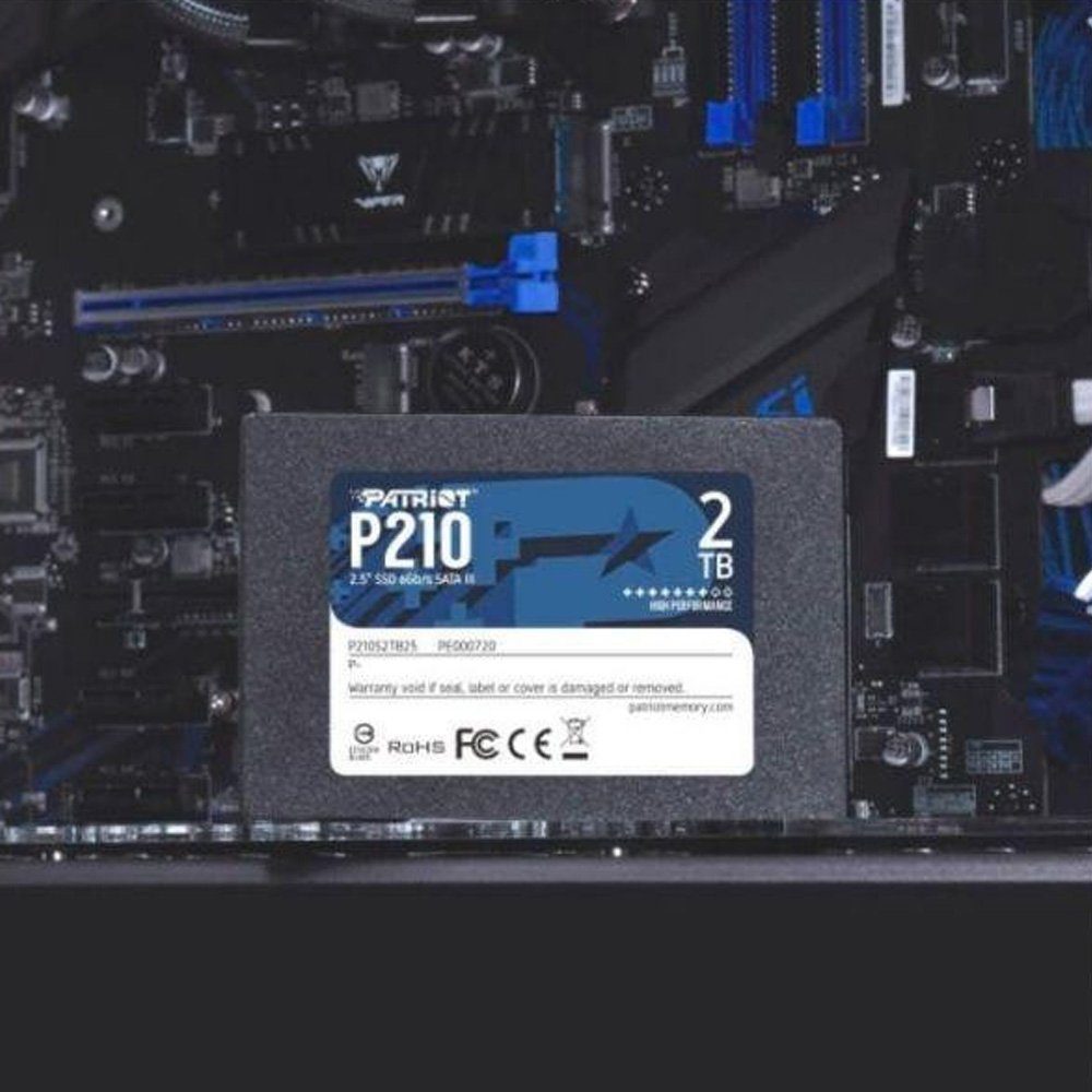 Накопичувач SSD Patriot P210 2TB 2.5" 7mm SATAIII 3D QLC (P210S2TB25) 5