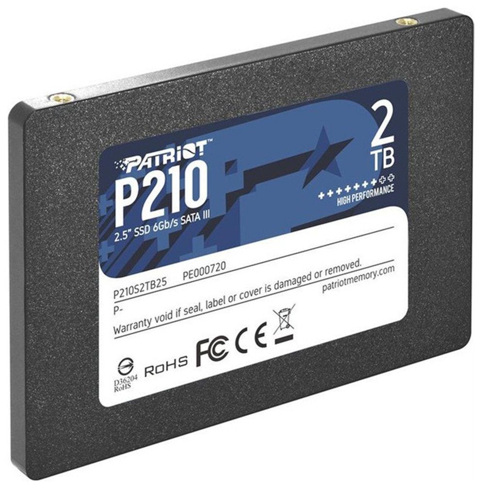 Накопичувач SSD Patriot P210 2TB 2.5" 7mm SATAIII 3D QLC (P210S2TB25) 4