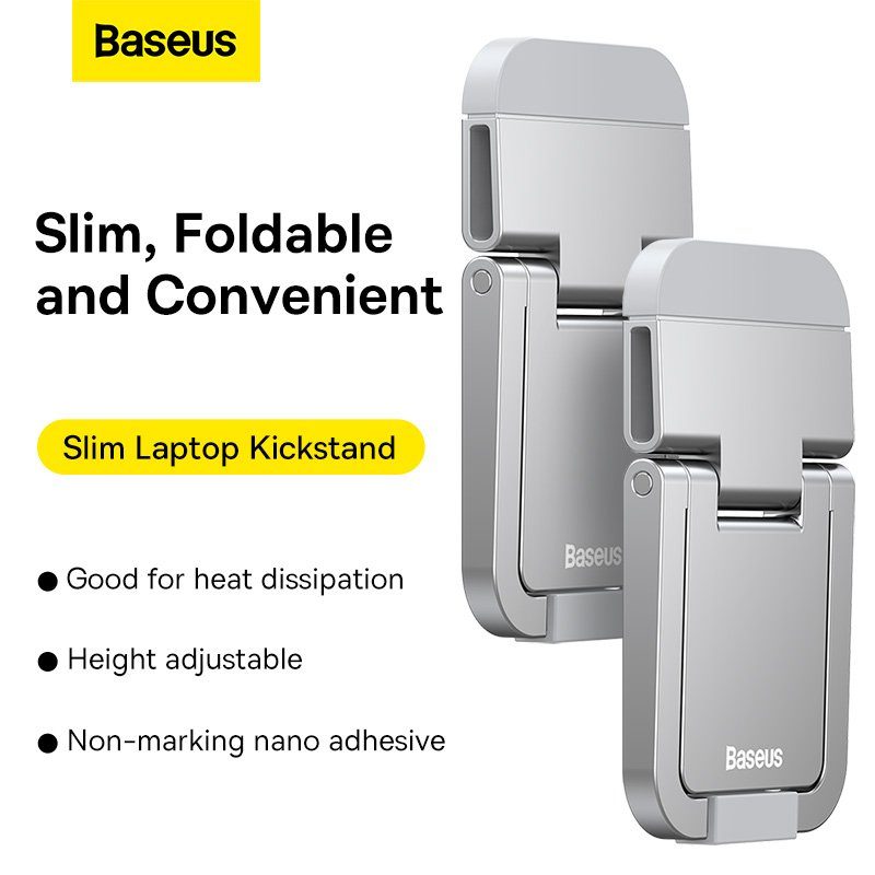 Підставка для ноутбука Baseus Slim Laptop Kickstand （2pcs）Silver (LUZC000012) 11