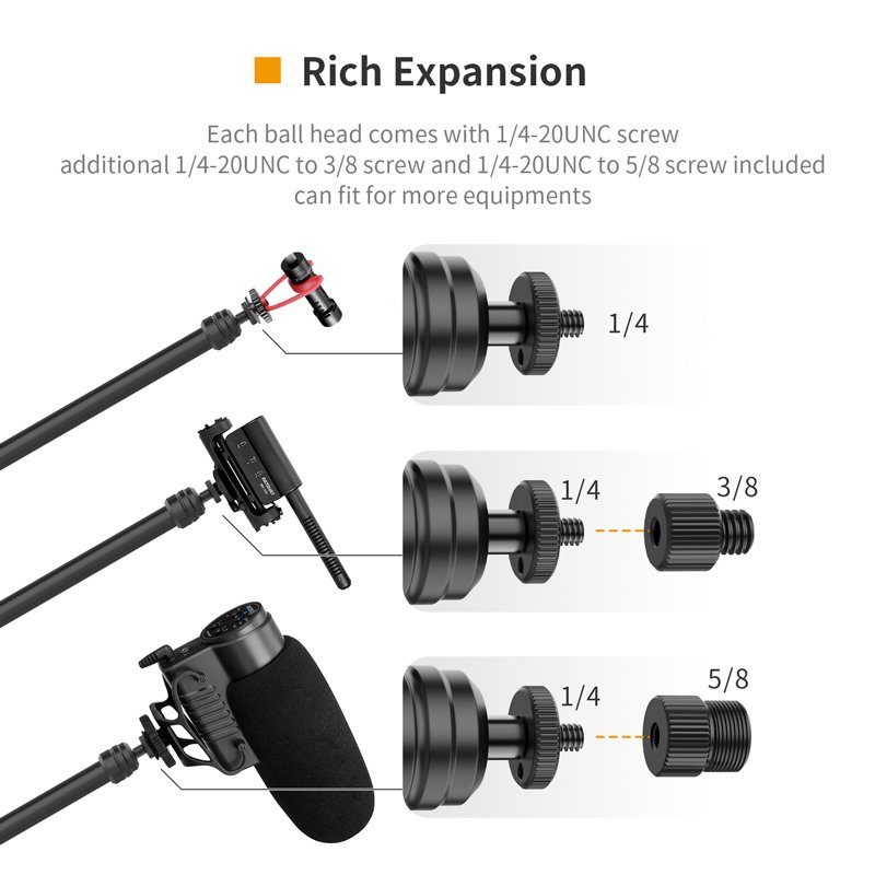 Штатив-тримач Ulanzi Vijim Desktop Flexible Arm/Light Stand(Three-Stages) (UV-2666 LS08) (2666) 8
