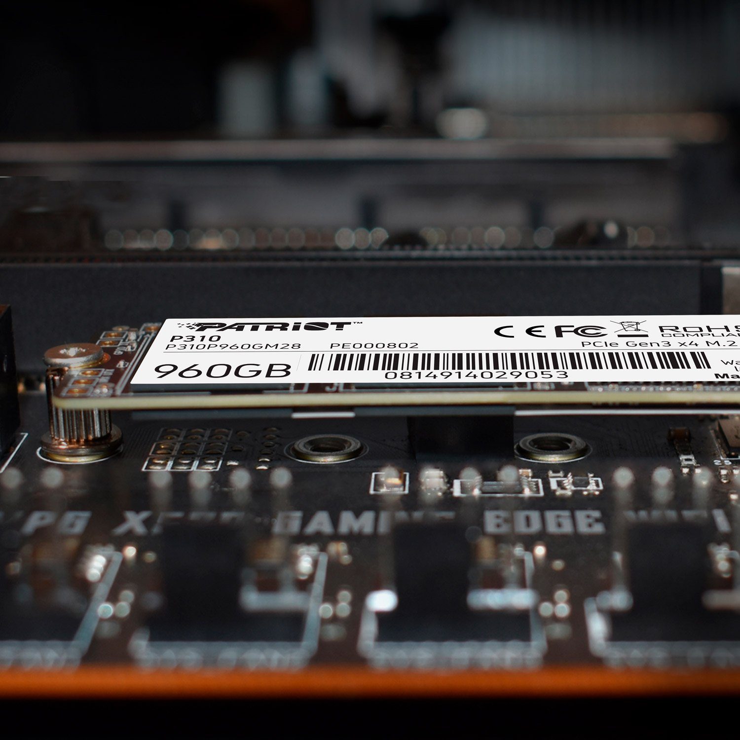 Накопичувач SSD M.2 Patriot P310 960GB NVMe 2280 PCIe 3.0x4 3D NAND TLC (P310P960GM28) 9