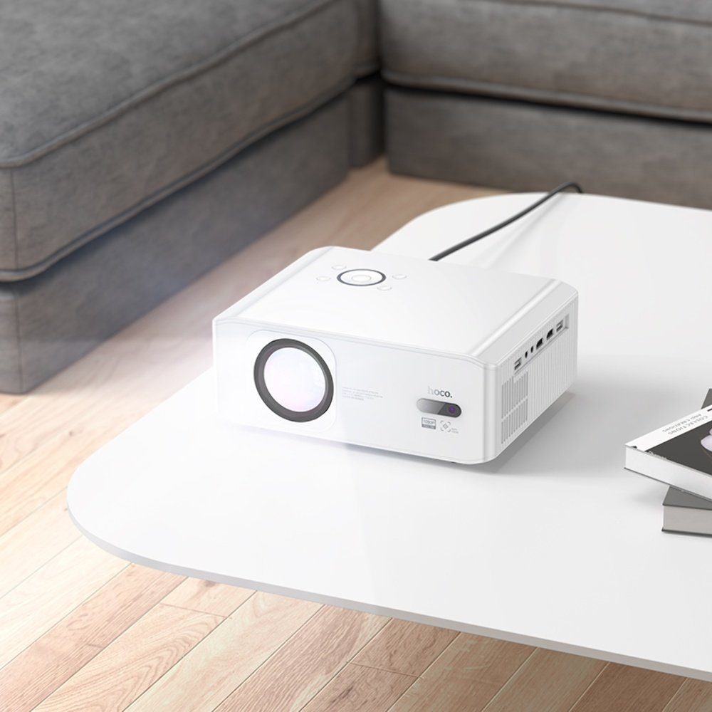 Проектор HOCO DT3 Smart electric focus projector(1080P Android version)(EU) White (6942007629669) 7