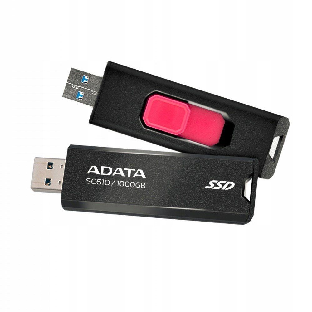 Портативний SSD ADATA SC610 1TB USB 3.2  550/500Mb/s Black (SC610-1000G-CBK/RD) 6