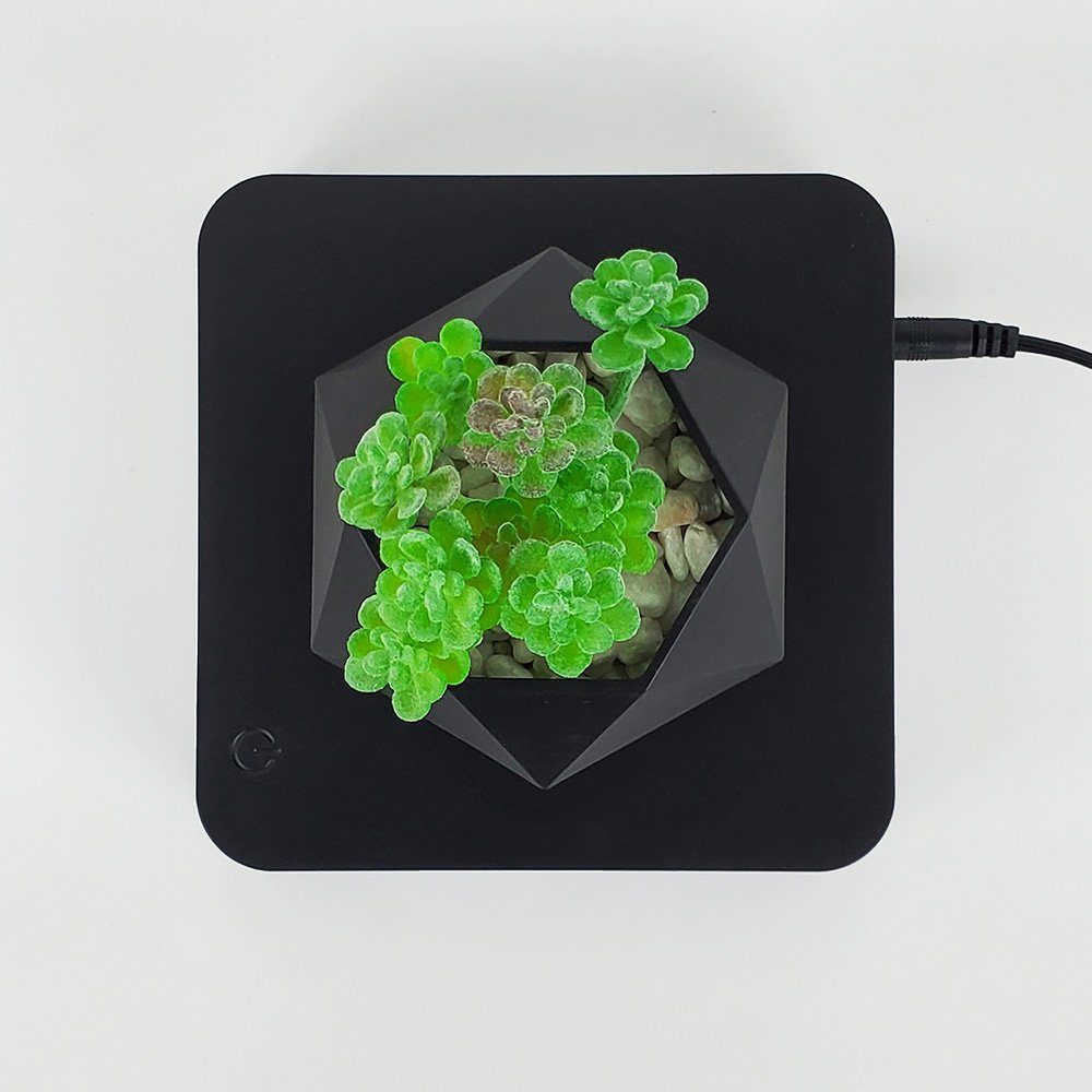 Магнітний левітаційний горщик для рослин HCNT Magnetic Levitating Pot M10-GW4 Black (SIM10-GW4) 3