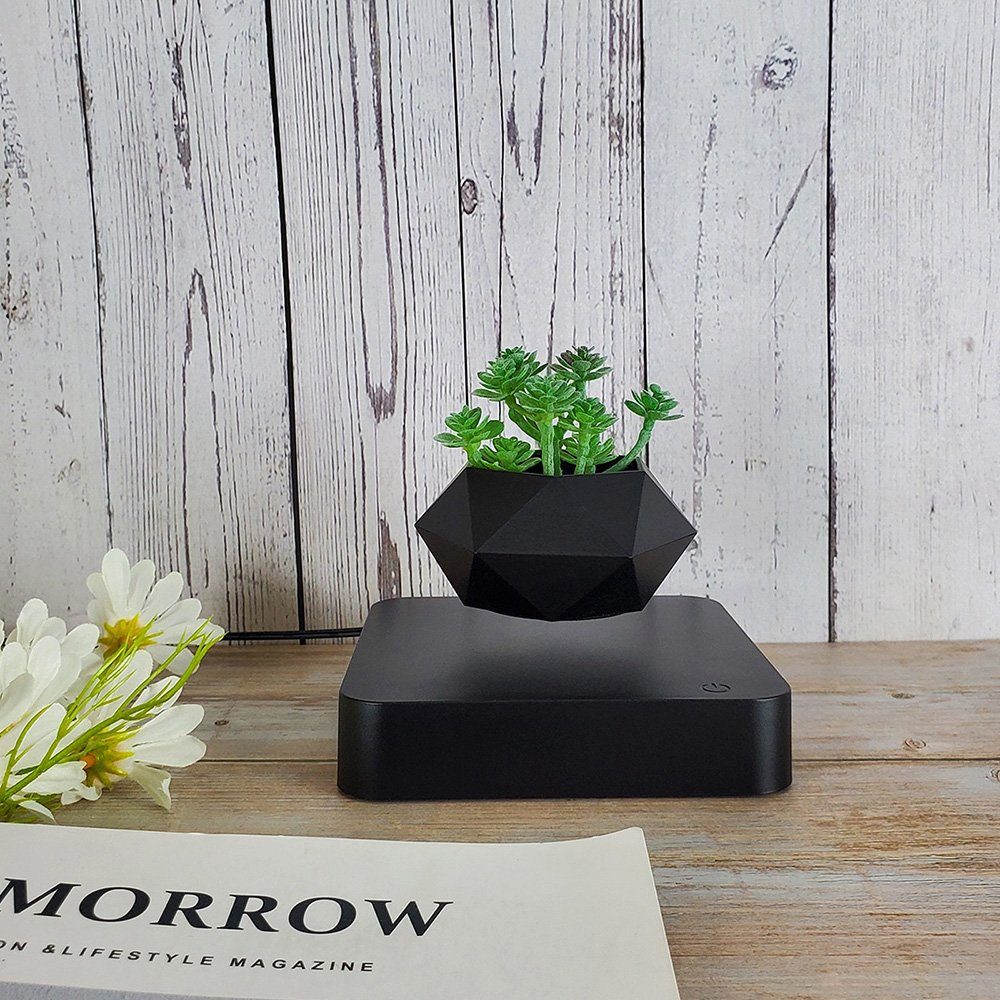 Магнітний левітаційний горщик для рослин HCNT Magnetic Levitating Pot M10-GW4 Black (SIM10-GW4) 4
