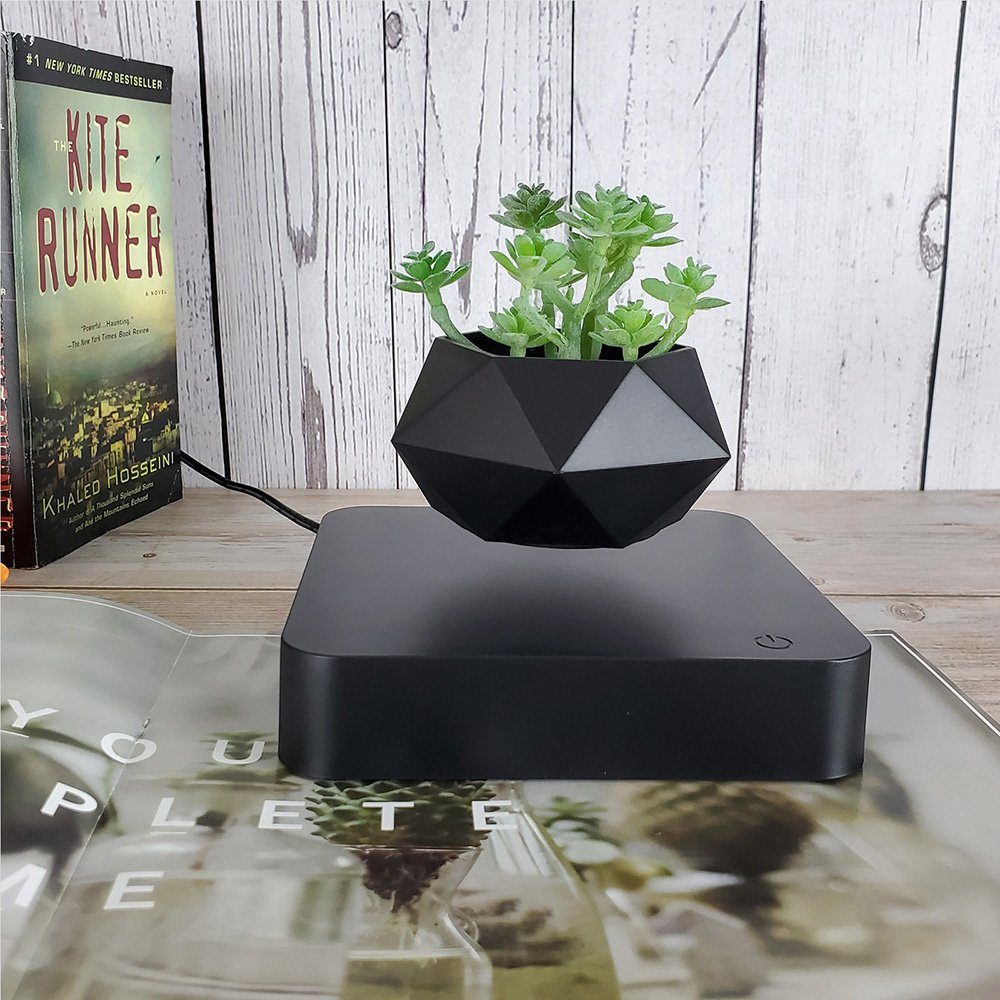 Магнітний левітаційний горщик для рослин HCNT Magnetic Levitating Pot M10-GW4 Black (SIM10-GW4) 5
