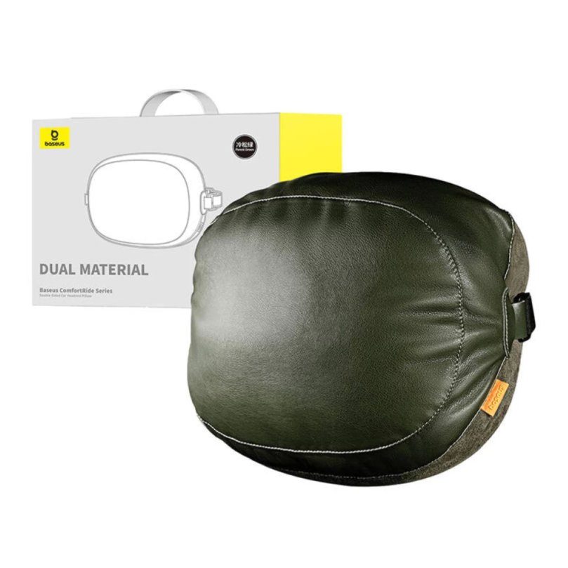 Подушка підголівник Baseus ComfortRide Series Double-Sided Car Headrest Pillow Forest Green (C20036403611-00) 8