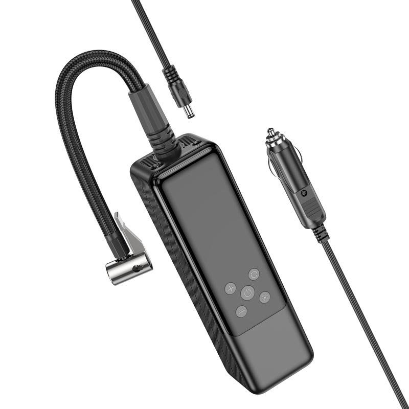 Автомобільний насос HOCO ZP5 May smart air pump Black (6931474795526) 5