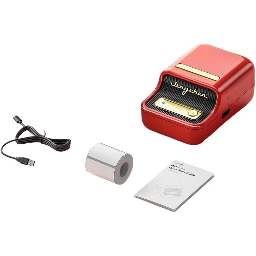 Термопринтер для друку наклейок NIIMBOT B21S Red (1AC13081606) 9