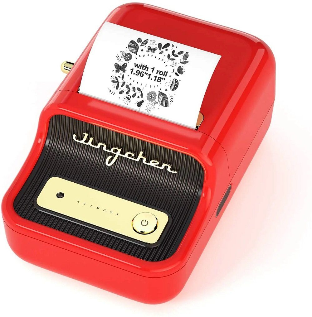 Термопринтер для друку наклейок NIIMBOT B21S Red (1AC13081606) 4
