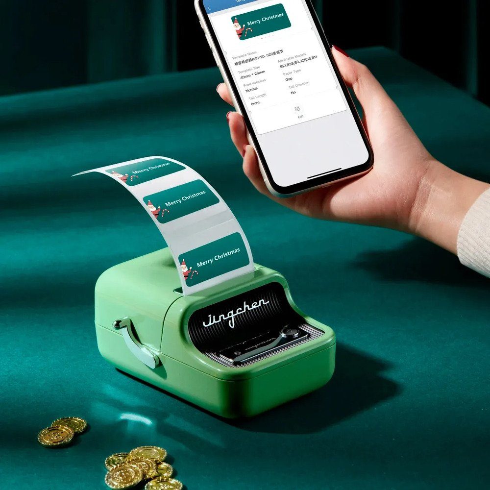 Термопринтер для друку наклейок NIIMBOT B21S Green (1AC19031602) (1AC19031602) 7